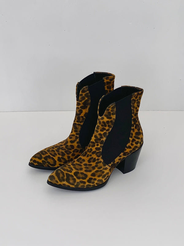 PULL ON BOOT - LEOPARD