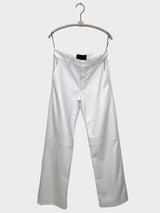BAGGY LOWRISE TROUSERS - WHITE
