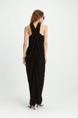 HUEMUL WILTIA LONG DRESS - BLACK