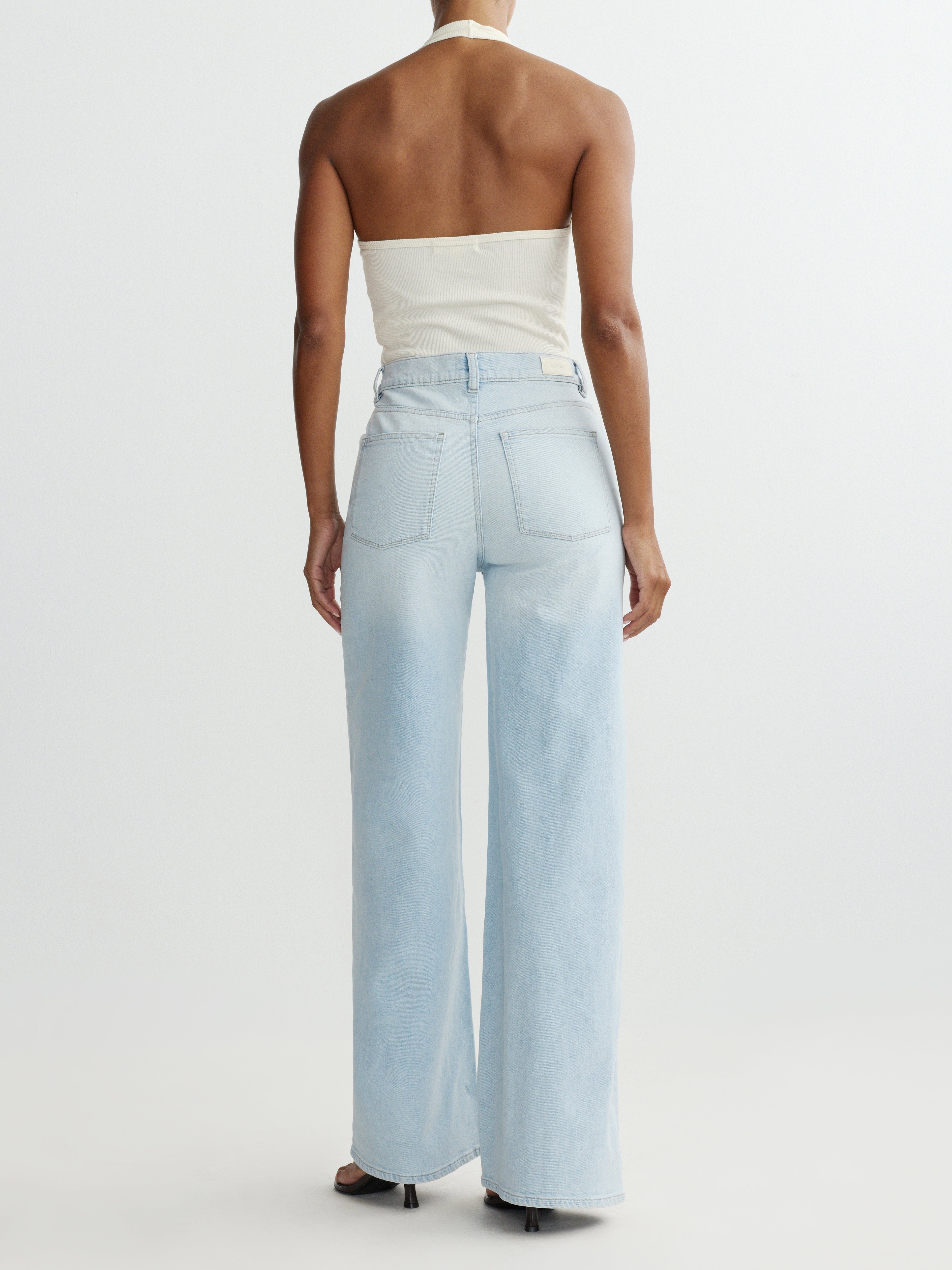 HEPBURN WIDE LEG HIGH RISE JEANS - LAZY SUNDAY
