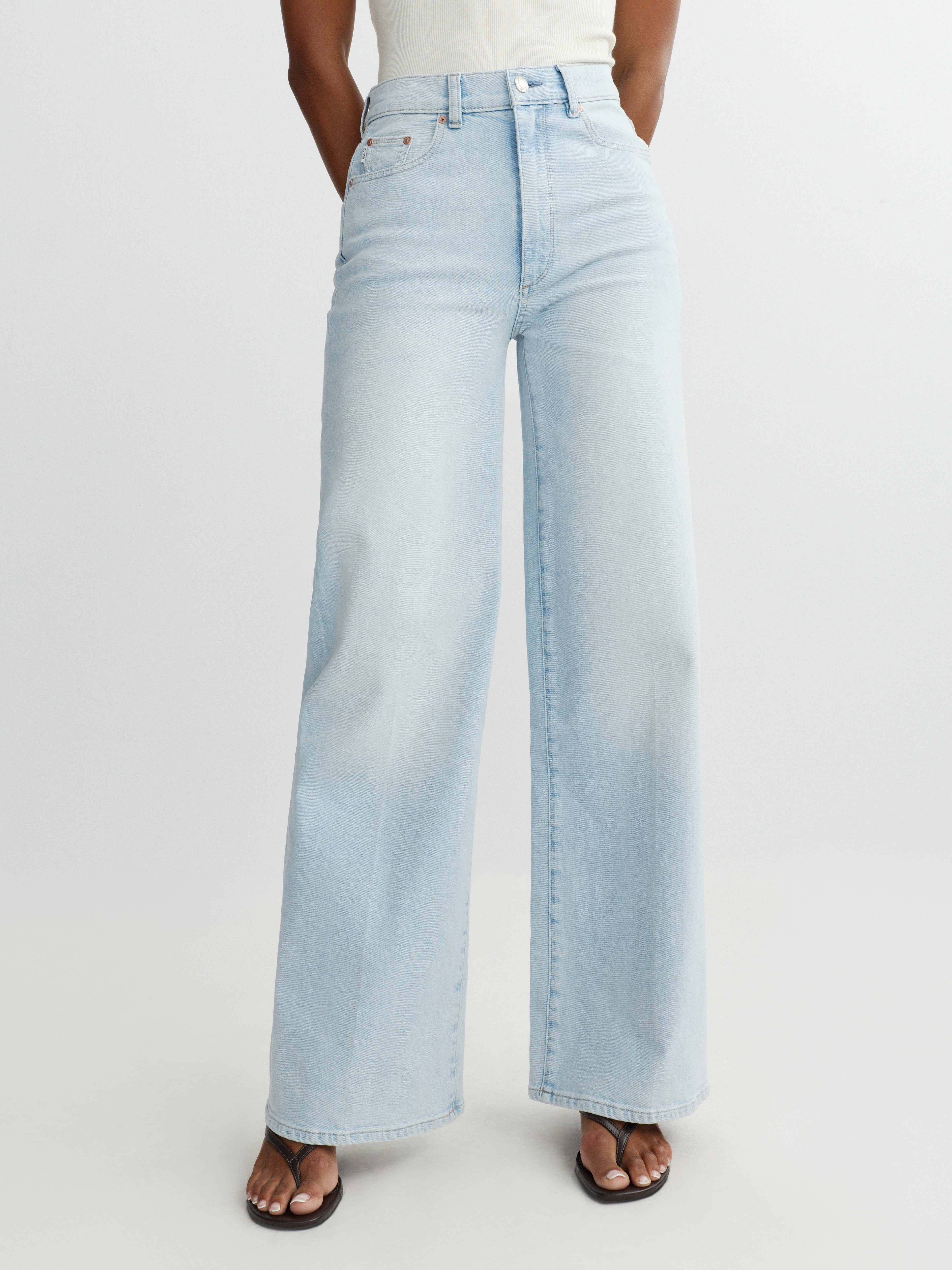 HEPBURN WIDE LEG HIGH RISE JEANS - LAZY SUNDAY