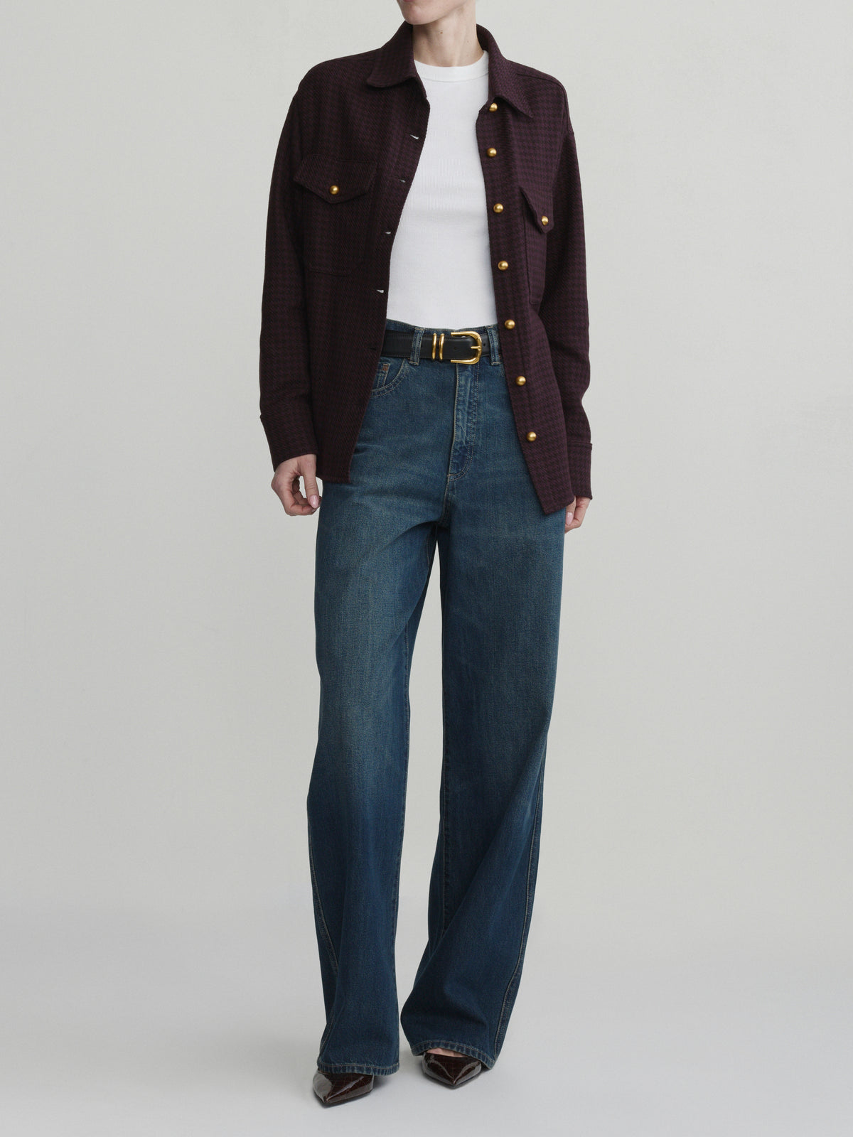 TAYLOR RELAXED BARREL HIGH RISE JEANS - KENSINGTON