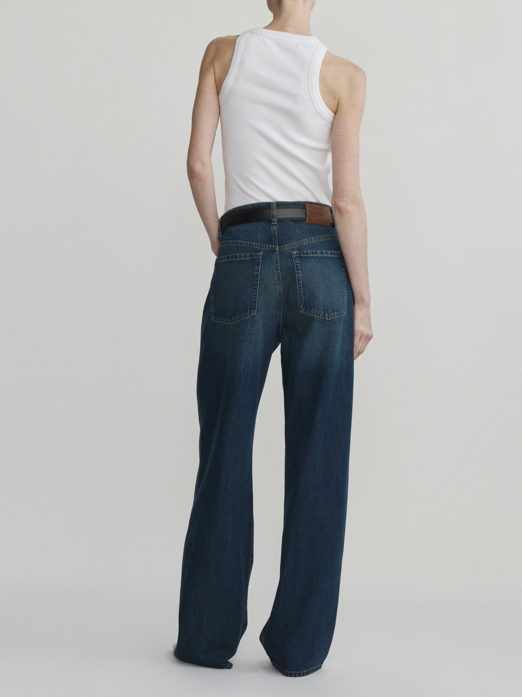 TAYLOR RELAXED BARREL HIGH RISE JEANS - KENSINGTON