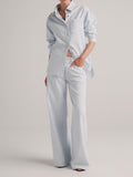 FAYE OVERSIZED SHIRT - MYSTIQUE BLUE AURA