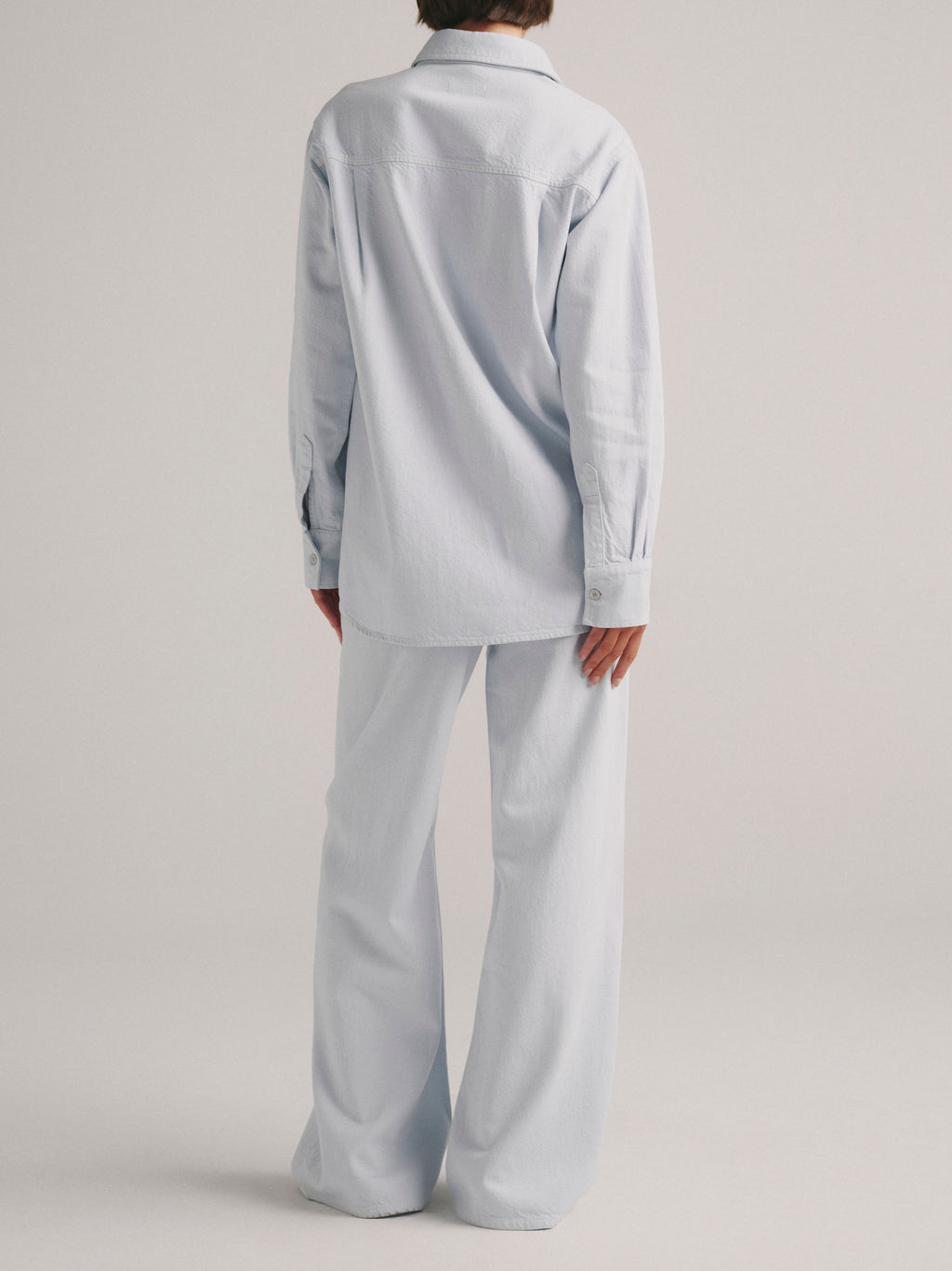 FAYE OVERSIZED SHIRT - MYSTIQUE BLUE AURA