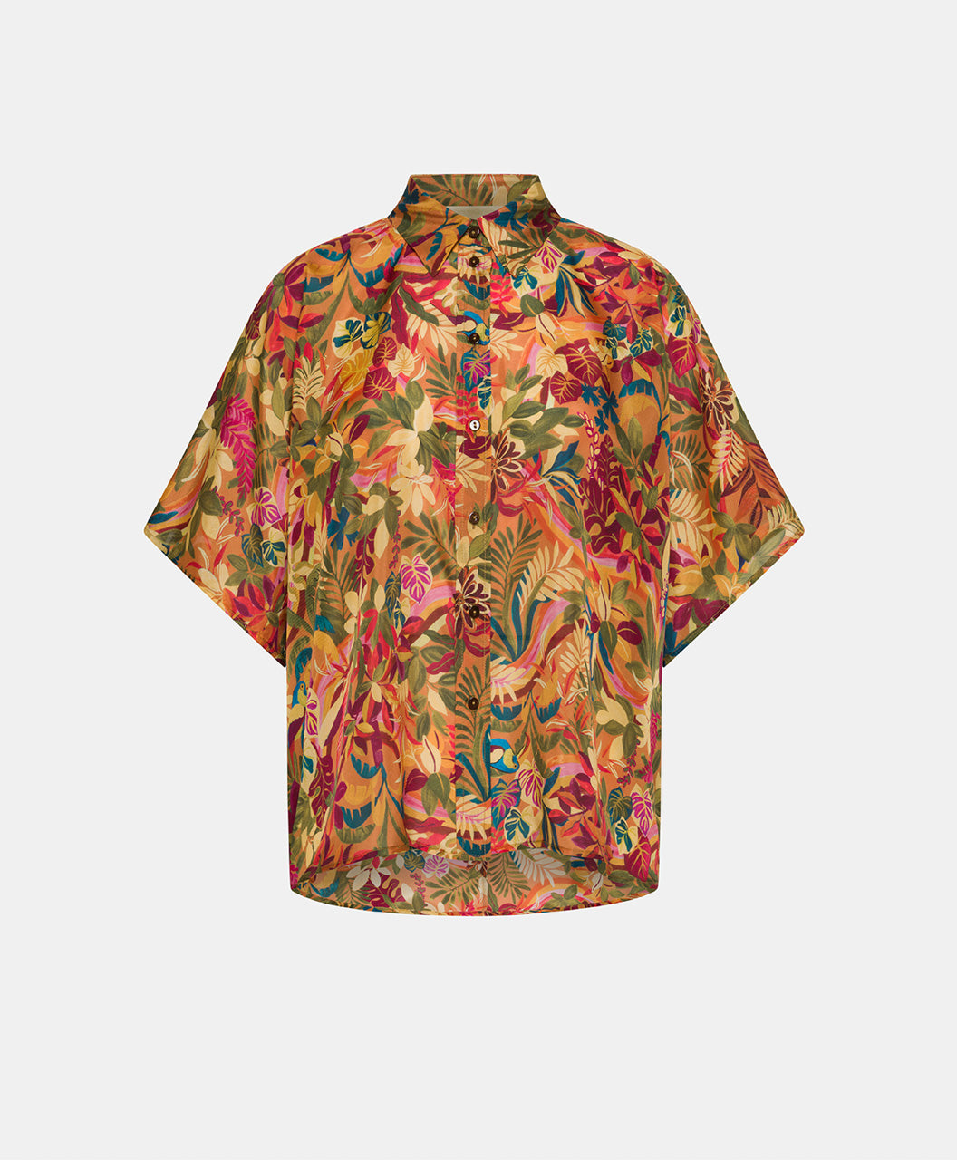 BROOKLYN SHIRT - ORANGE MULTICOLOR