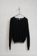 PULLOVER WITH POCKETS - BLACK