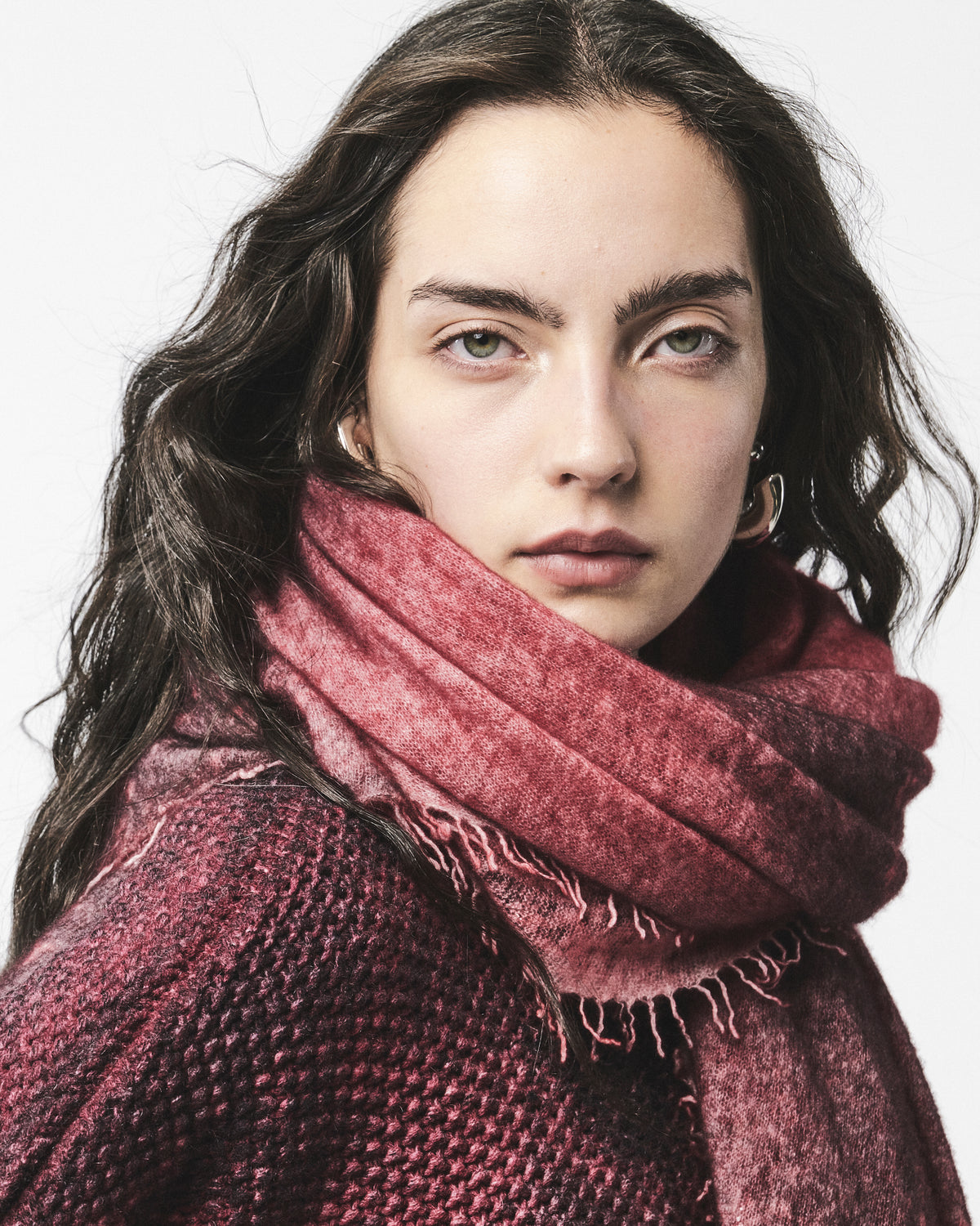 HAND PAINTED CASHMERE SCARF