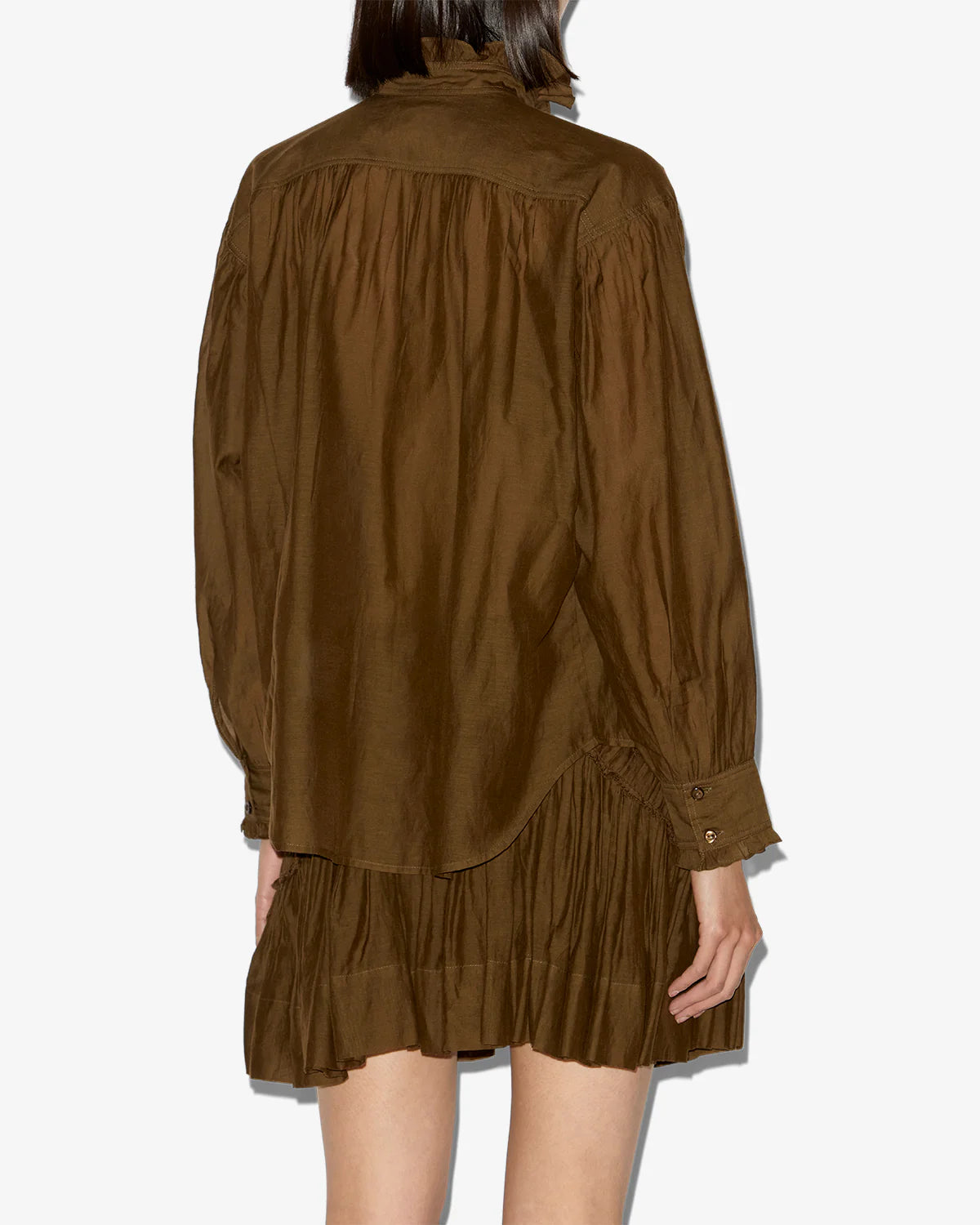 CEOLA SKIRT - DARK KHAKI