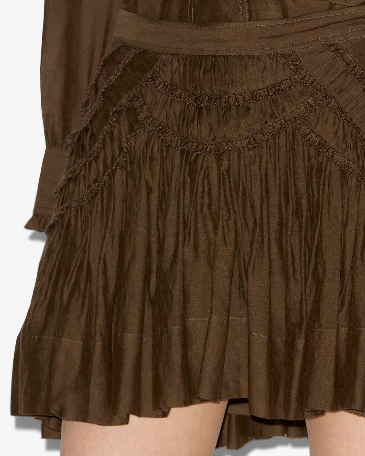 CEOLA SKIRT - DARK KHAKI