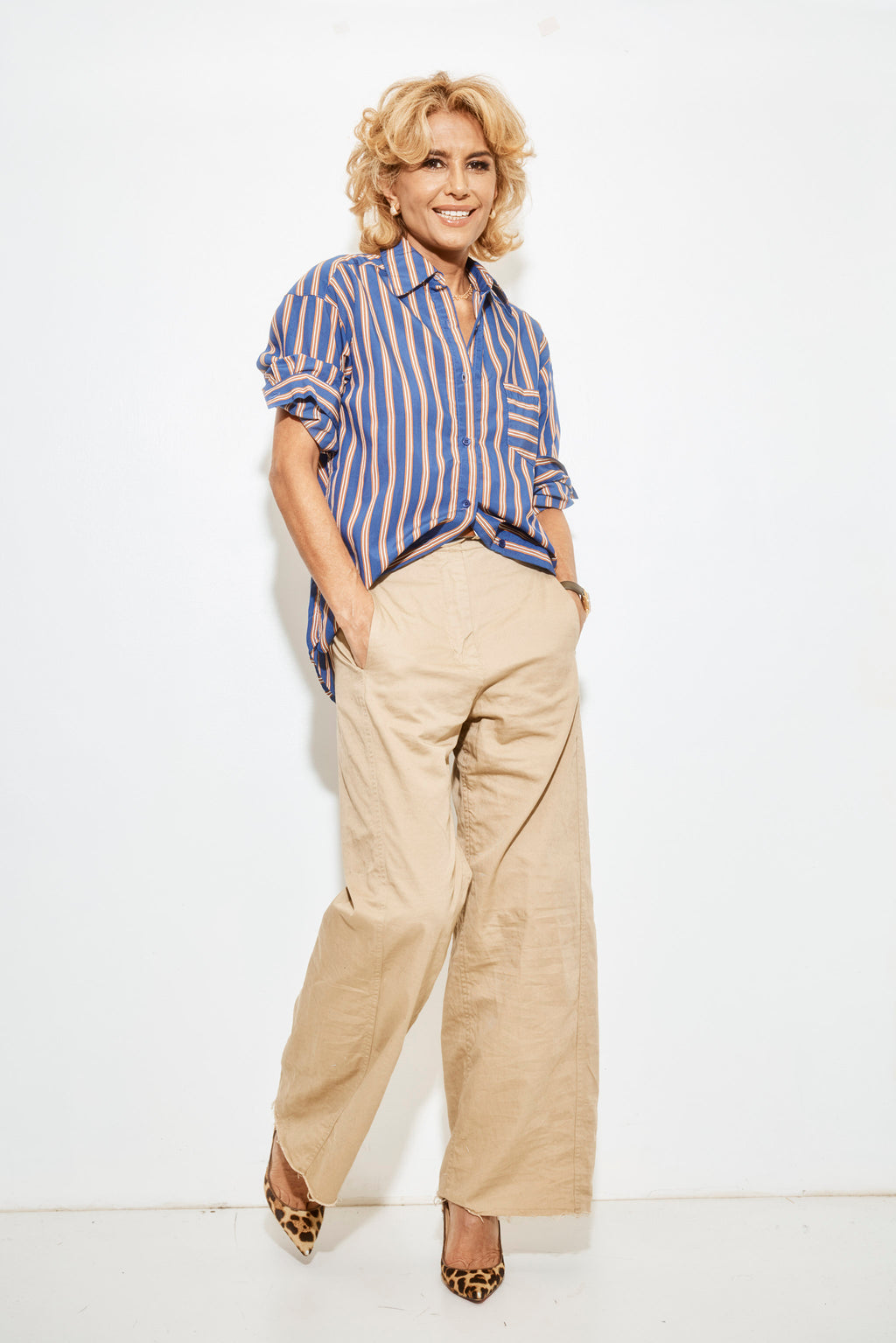 PHOEBE - MULTI STRIPE/ NAVY