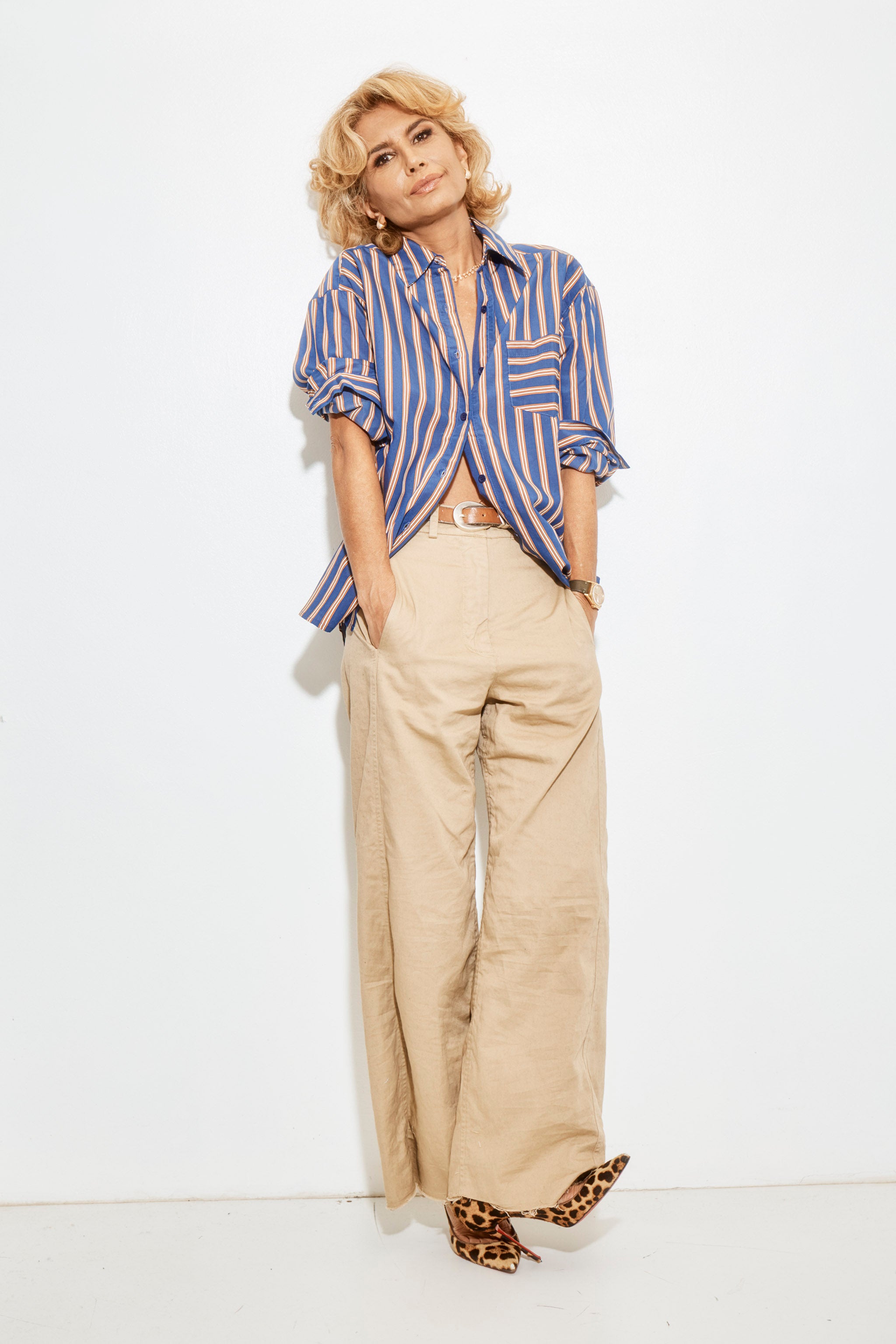 PHOEBE - MULTI STRIPE/ NAVY