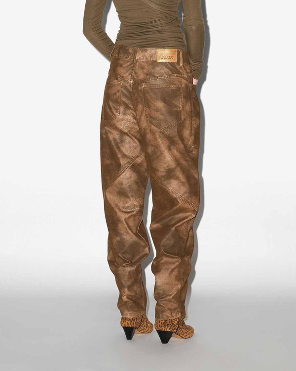 KELVINA PANTS - TABACCO
