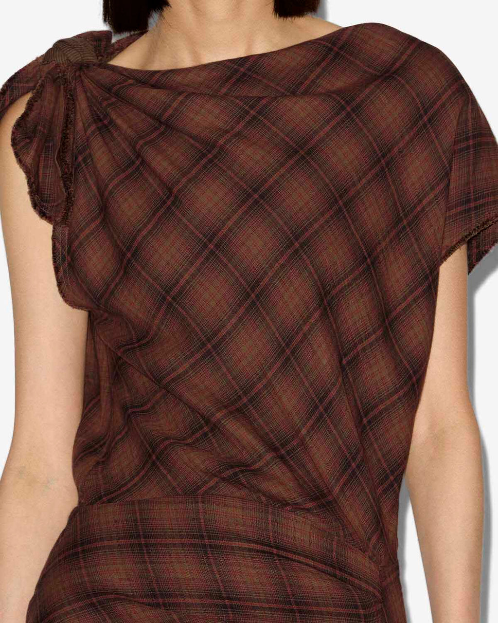 NAERYS DRESS - DARK BRONZE