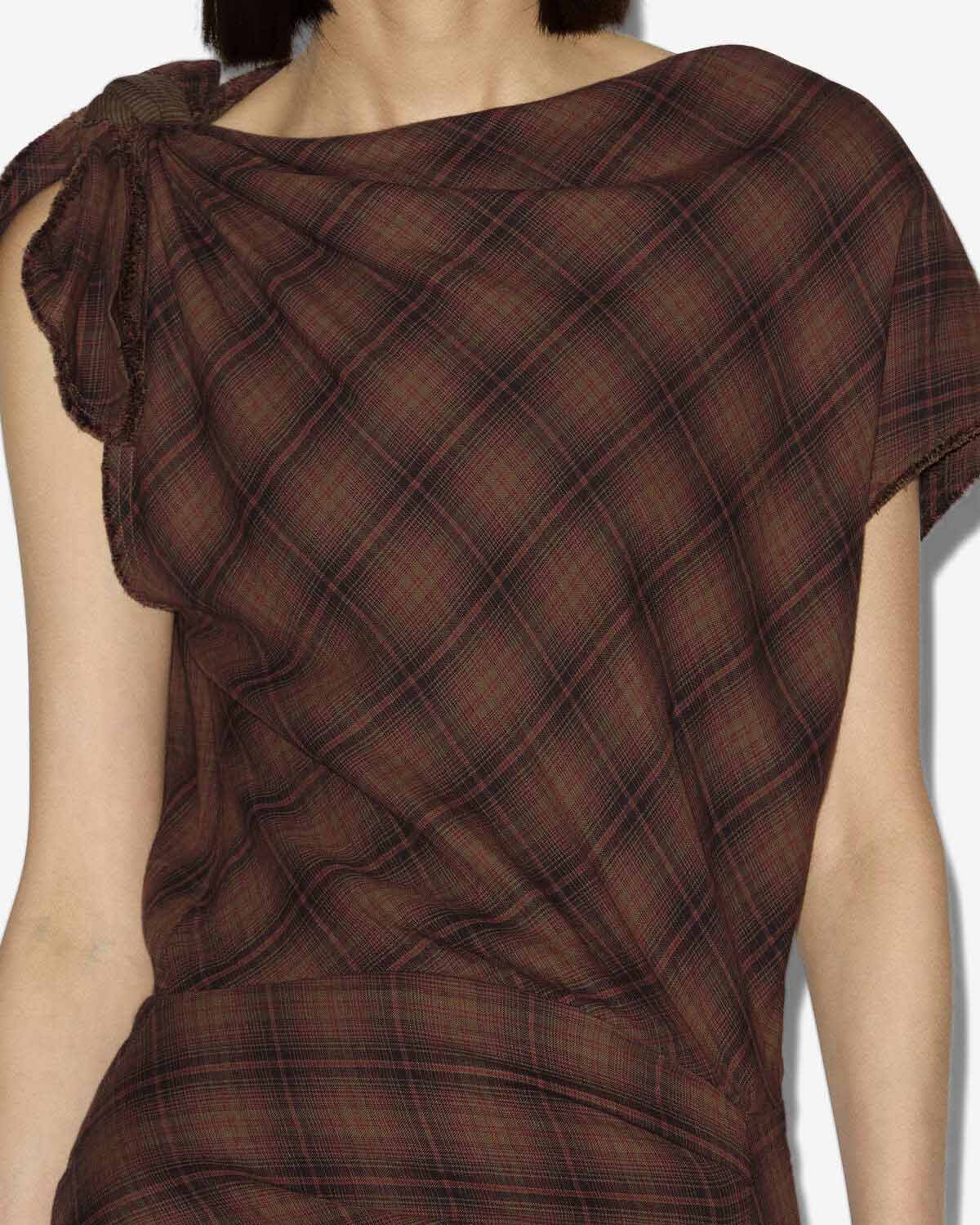 NAERYS DRESS - DARK BRONZE