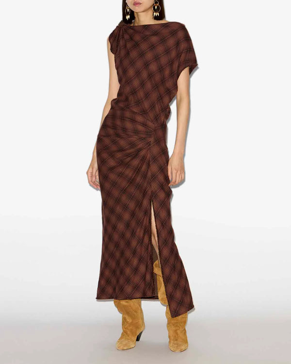NAERYS DRESS - DARK BRONZE