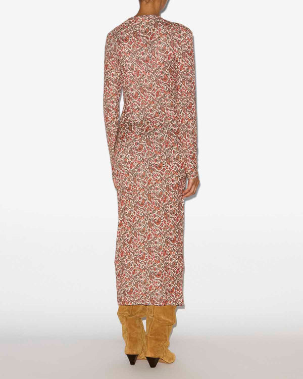 JELINA DRESS - RUST
