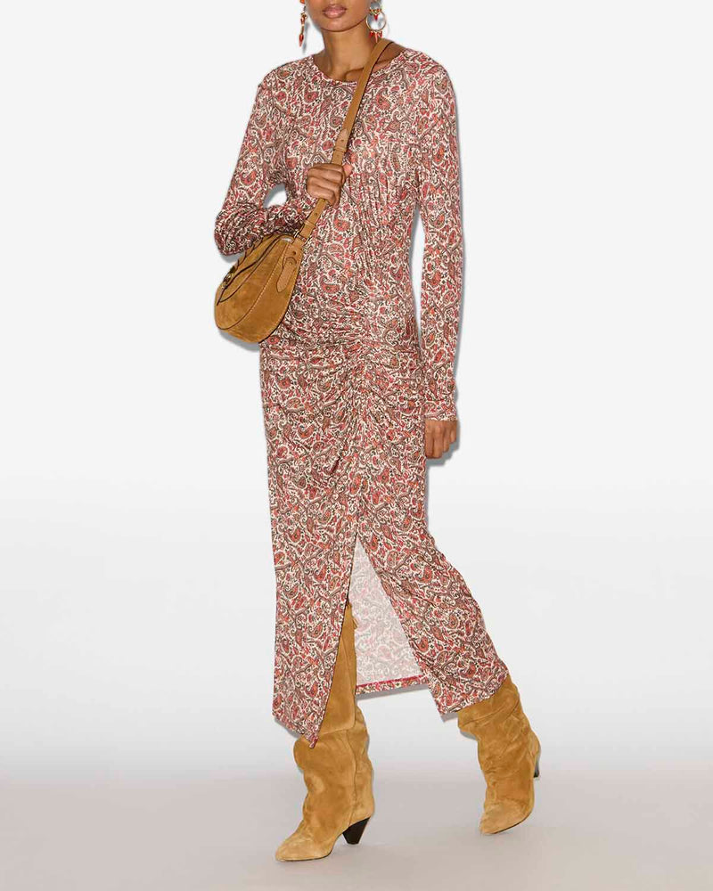 JELINA DRESS - RUST