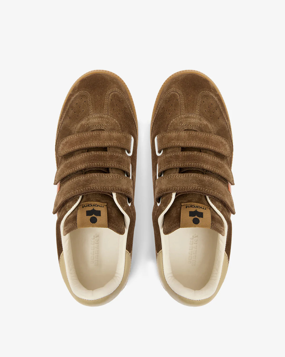 BETH SNEAKER - KHAKI/ORANGE