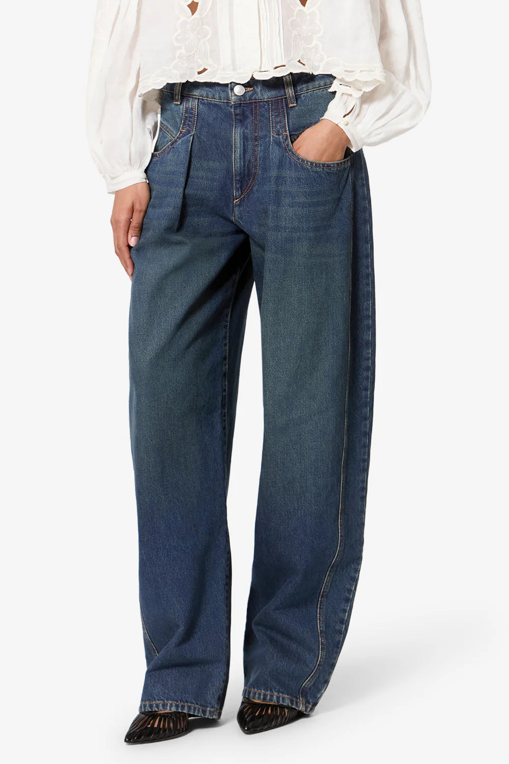 ORIANE PANT - FADED BLUE