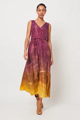 ADA TANK DRESS - BURGANDY