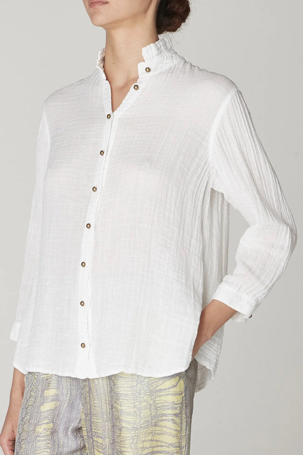 LAUREN BLOUSE - WASHED WHITE