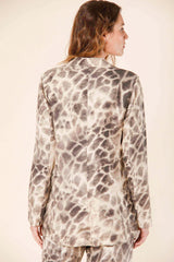 IRENE GIRAFFE PRINT JACKET - WHITE