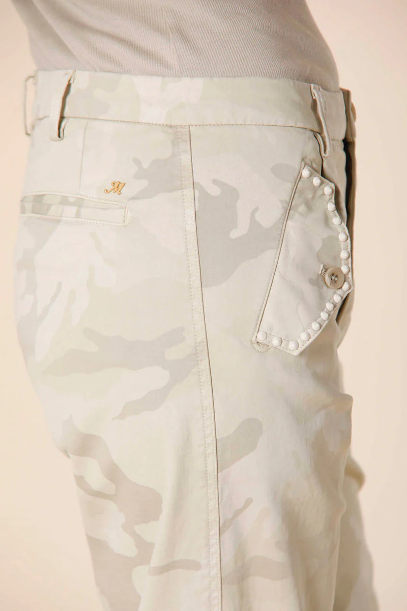 EVITA CAMO PANT - STONE