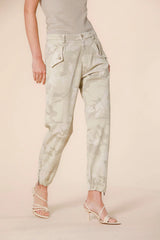 EVITA CAMO PANT - STONE