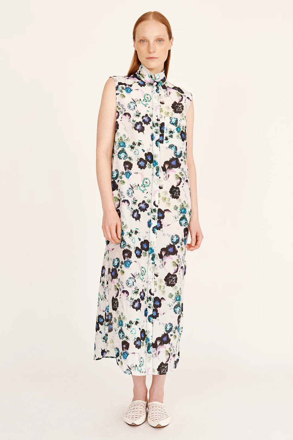 HIGHLAND DRESS - WHITE FLORAL