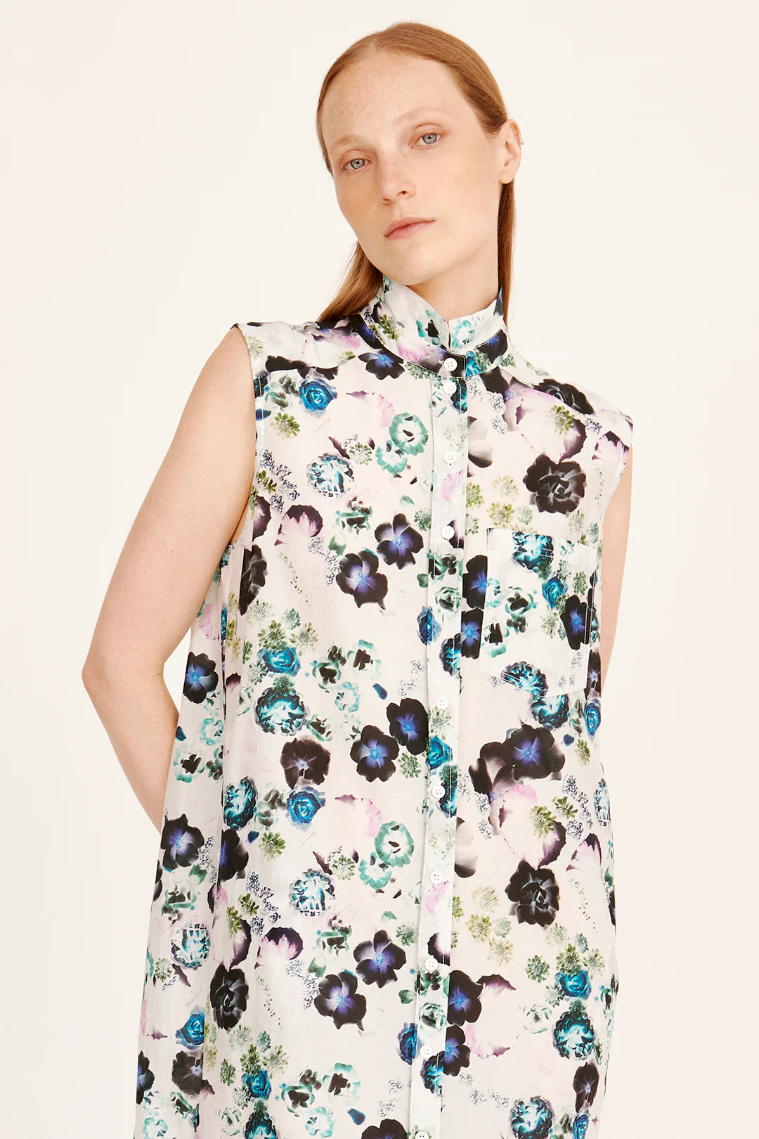 HIGHLAND DRESS - WHITE FLORAL