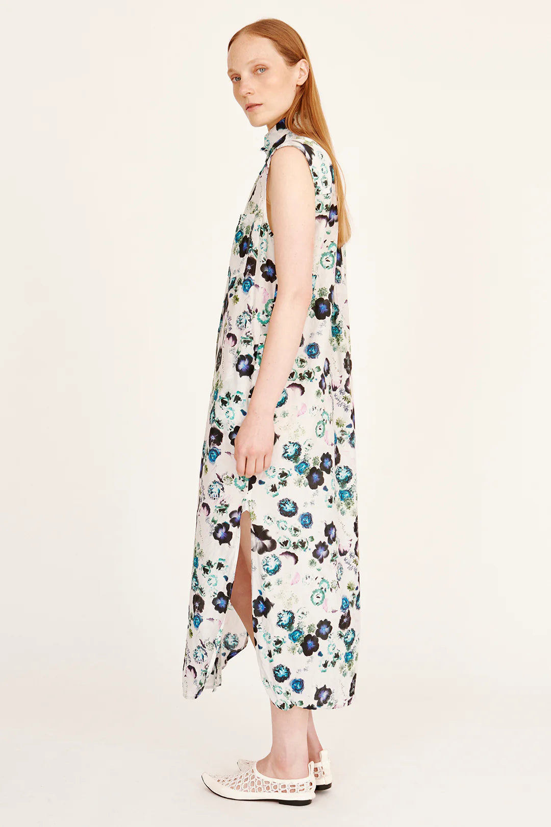 HIGHLAND DRESS - WHITE FLORAL