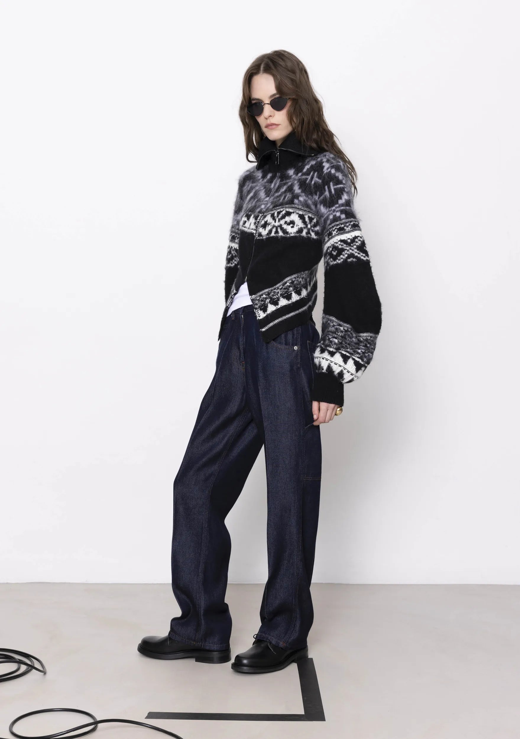 NORDIC CARDIGAN W/ ZIP