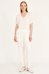DOHENY TOP - WASHED WHITE