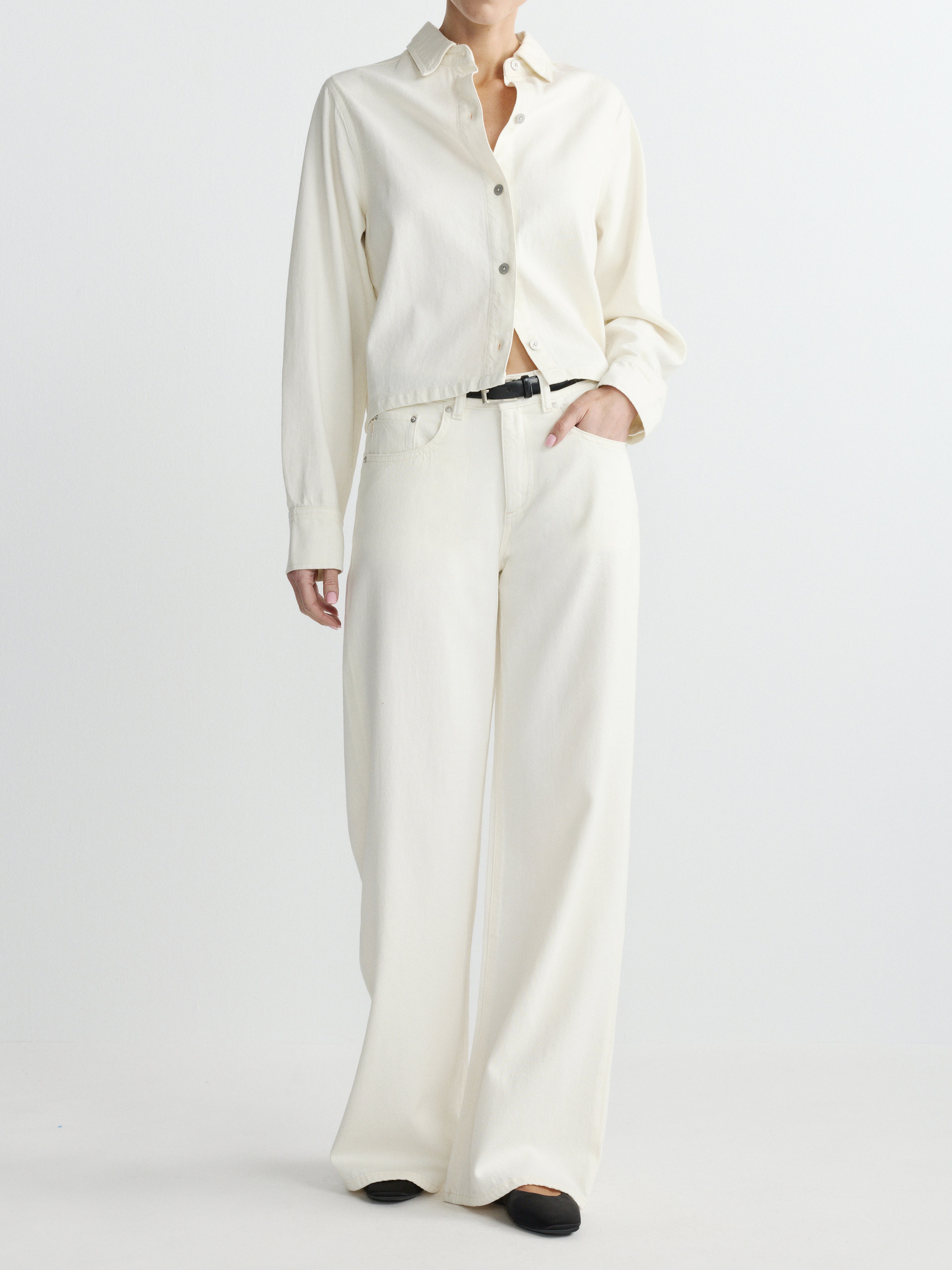 MONTAUK SHIRT - EGGSHELL