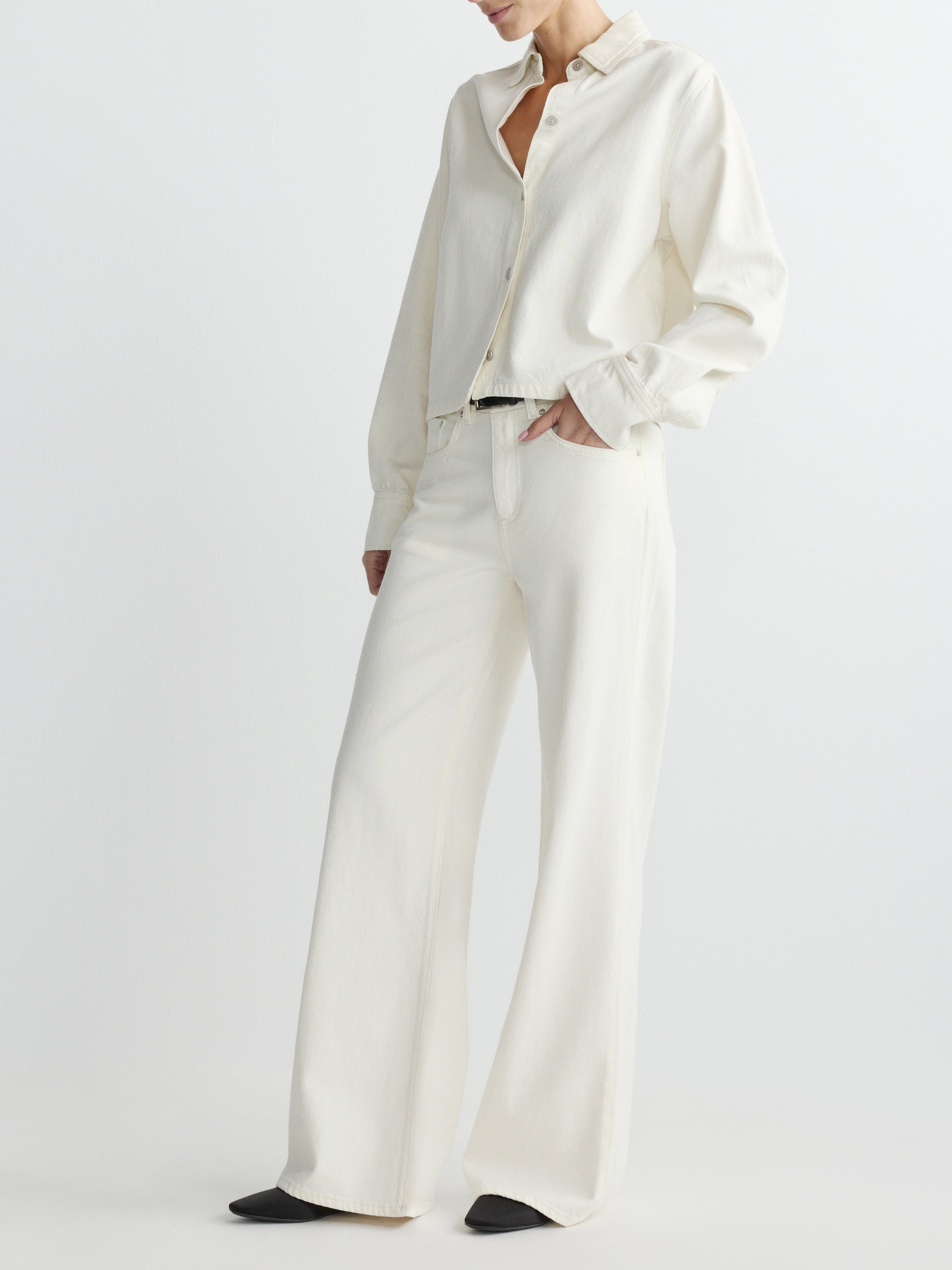 MONTAUK SHIRT - EGGSHELL