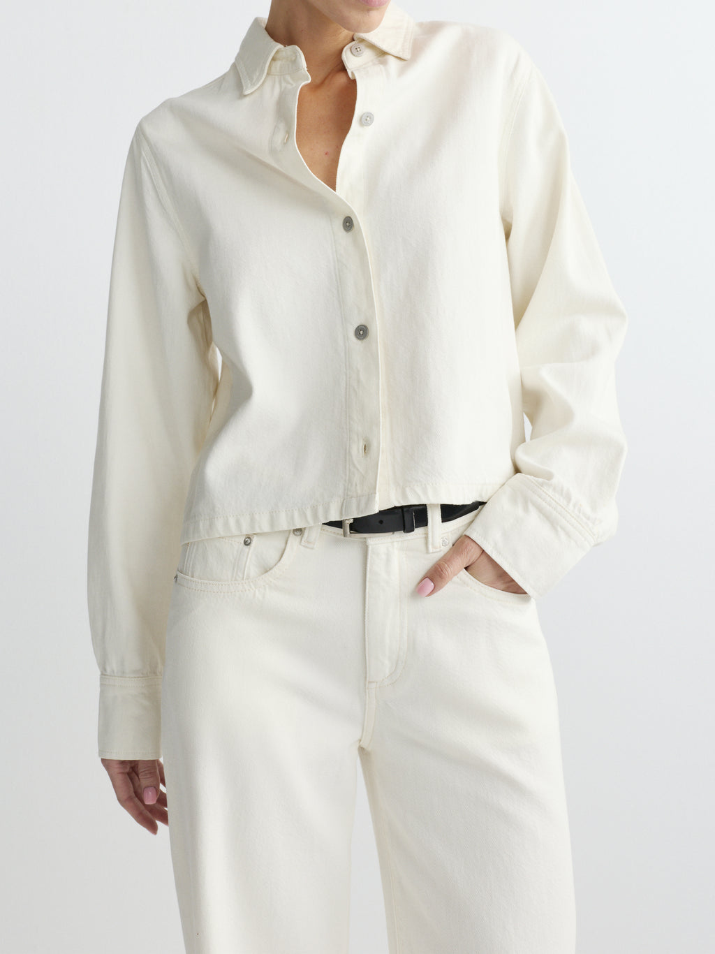 MONTAUK SHIRT - EGGSHELL