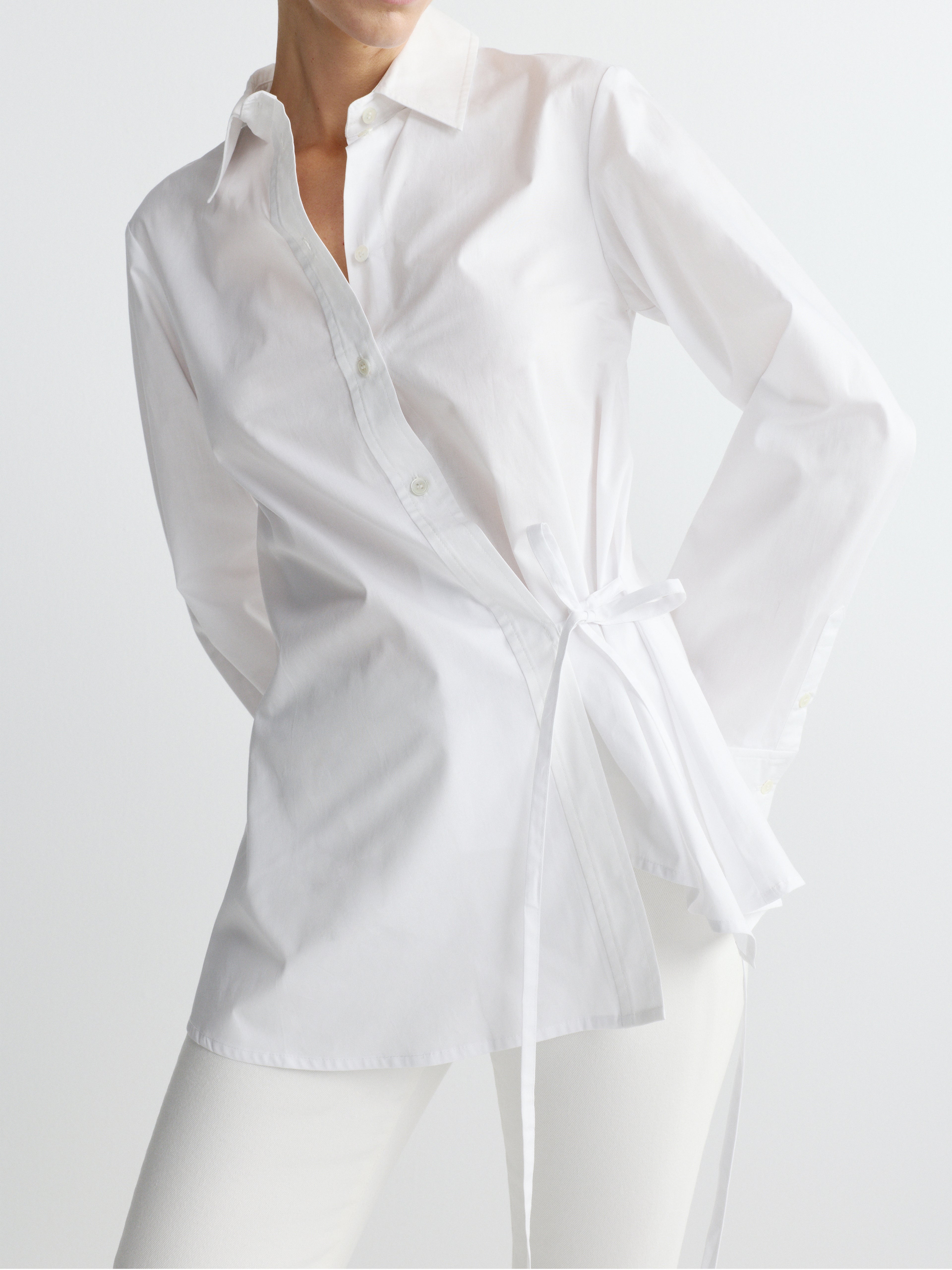 AGNES WRAP SHIRT