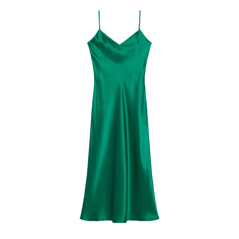 MIDI SLIP DRESS - NEPTUNE