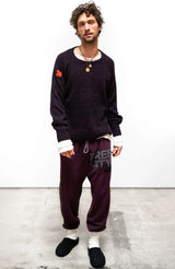 SUPERYUMM OG FREECITYLETSGO SWEATPANT - EGGPLANT