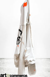 ARTISTWANTED PAINT 100% DIP BIG HOODIE YUMM - WHITEOUT DIP