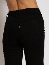 SLIM CROP  - BLACK RESIN