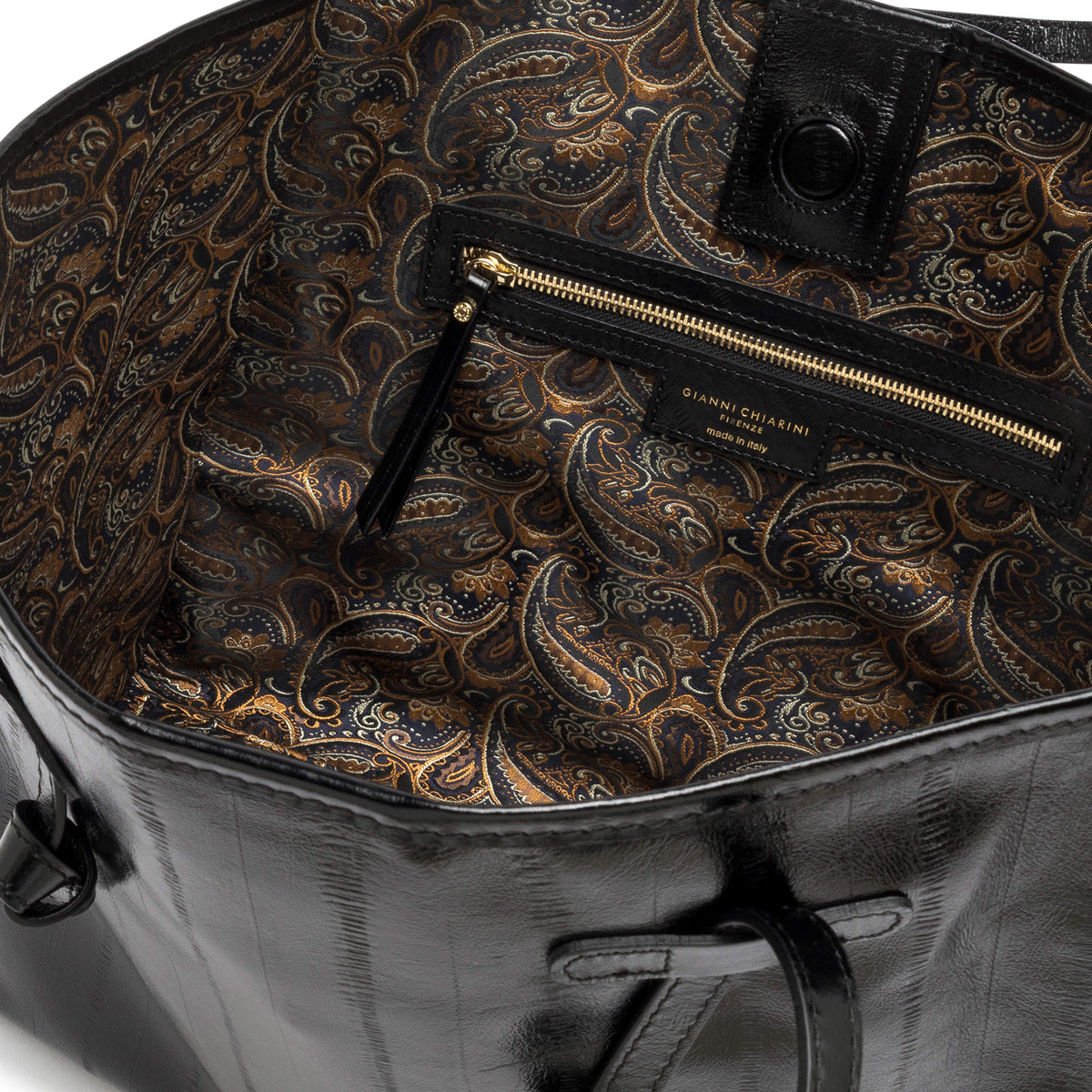 GIANNI CHIARINI TEXTURED LEATHER TOTE