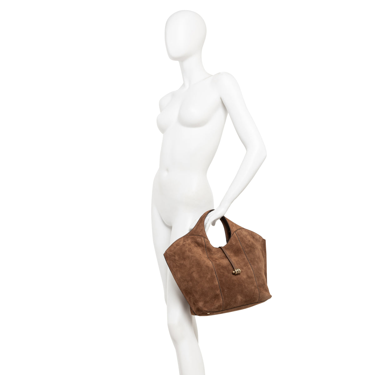 GIANNI CHIARINI SUEDE CUTOUT TOTE