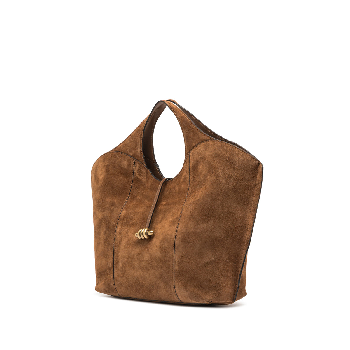GIANNI CHIARINI SUEDE CUTOUT TOTE