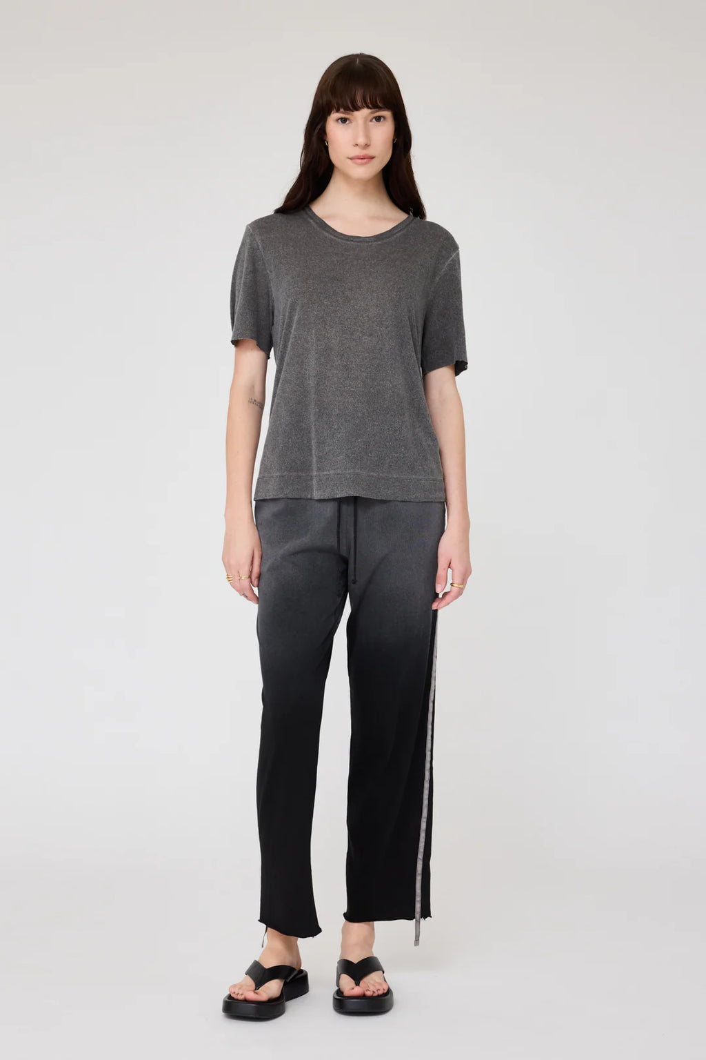 BOXY TEE - CHARCOAL