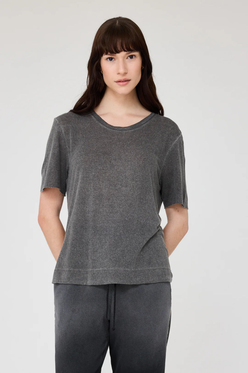 BOXY TEE - CHARCOAL