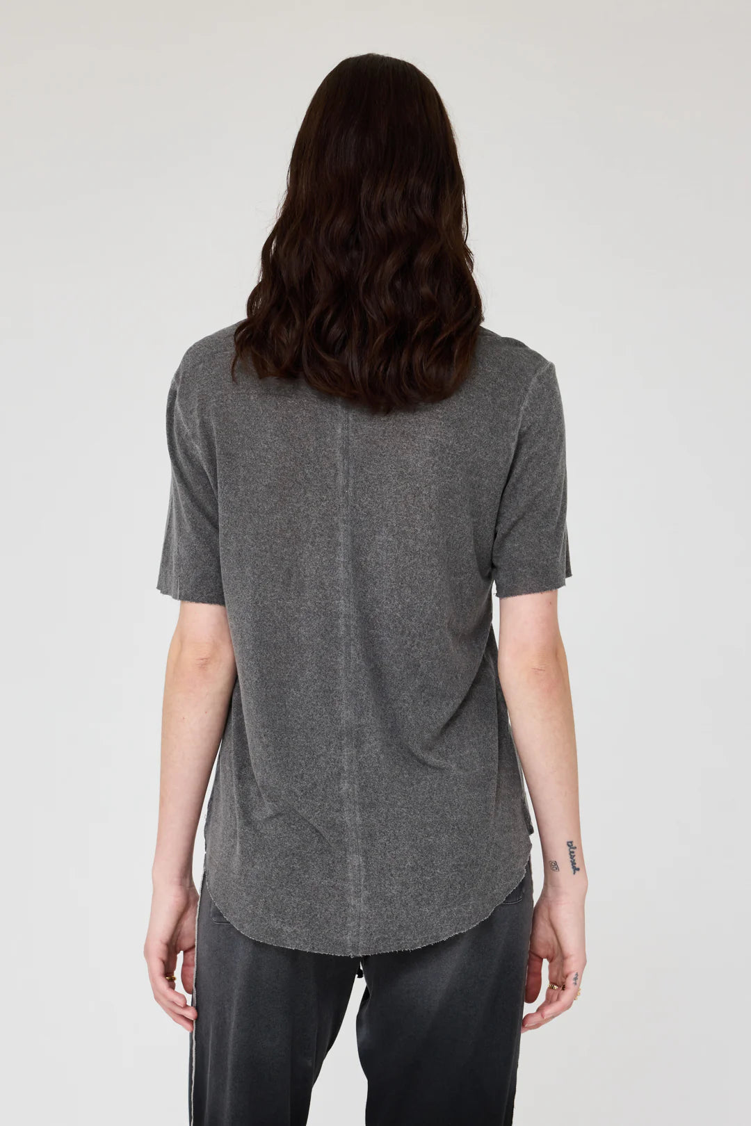 BOXY TEE - CHARCOAL
