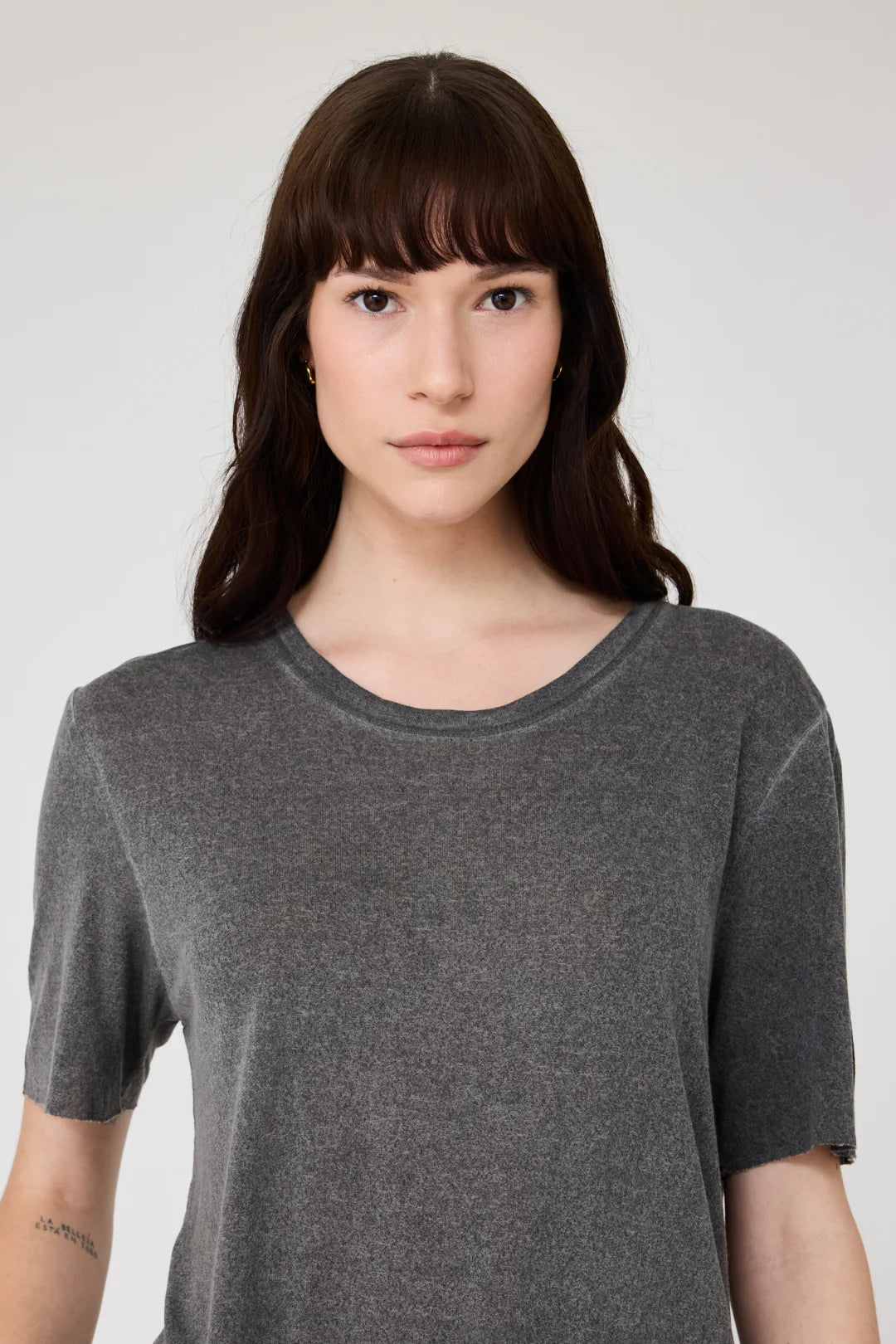 BOXY TEE - CHARCOAL
