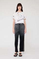 CLAUDIA TEE - BLACK TIE DYE